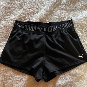 PUMA Women's Athletic Black Shorts